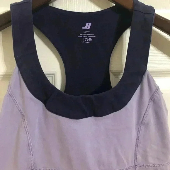 Joe Fresh Workout Tank  Purple XS - Picture 5 of 11